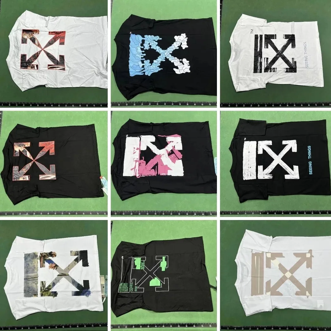 Off-White Arrow and Diagonal Print T-Shirt Collection — Photo 2