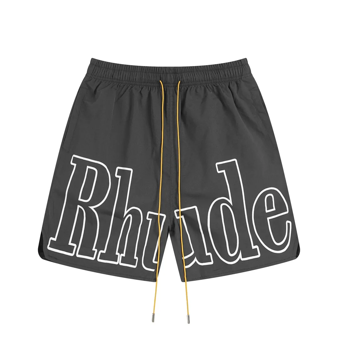Rhude Letter Logo Knit Shorts — Photo 15