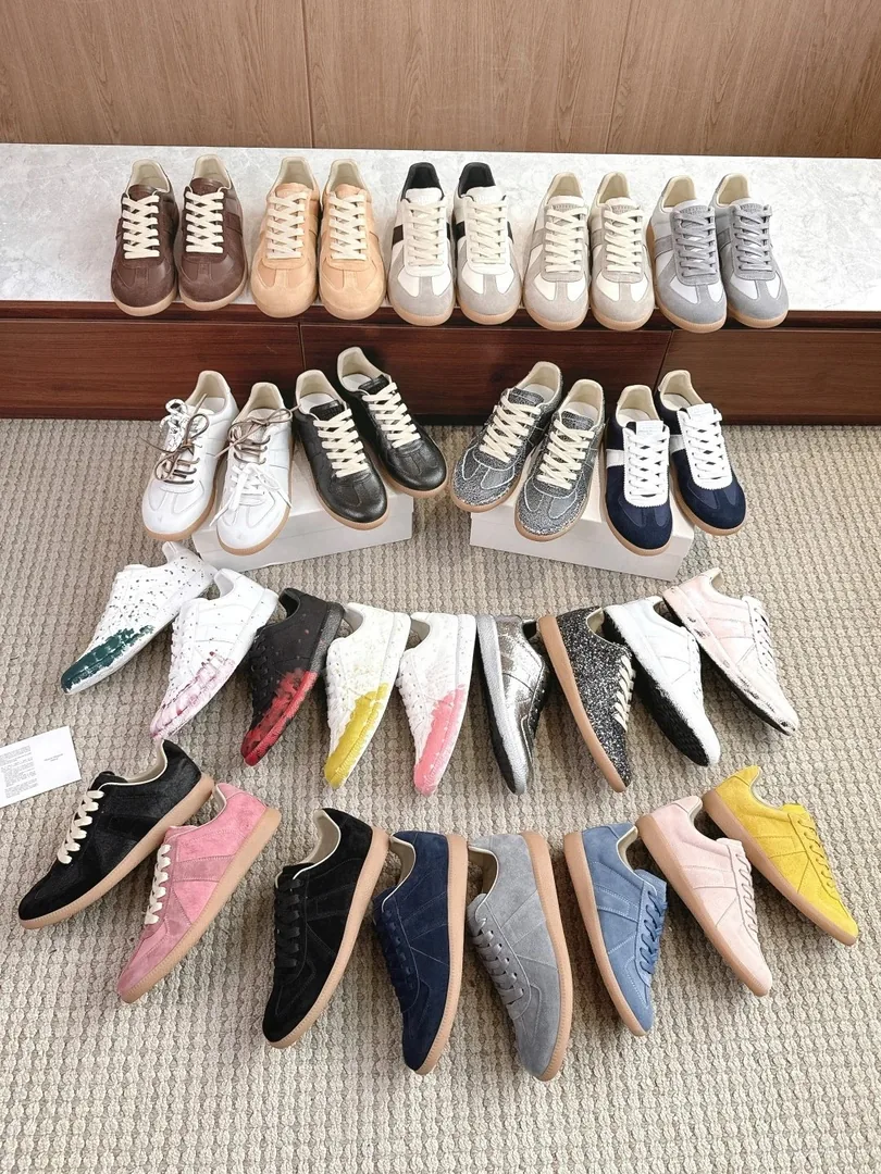 Maison Margiela Replica Black Basic Trainers — photo 3