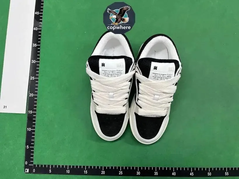 Amiri MA-1 Black White Sneakers — QC