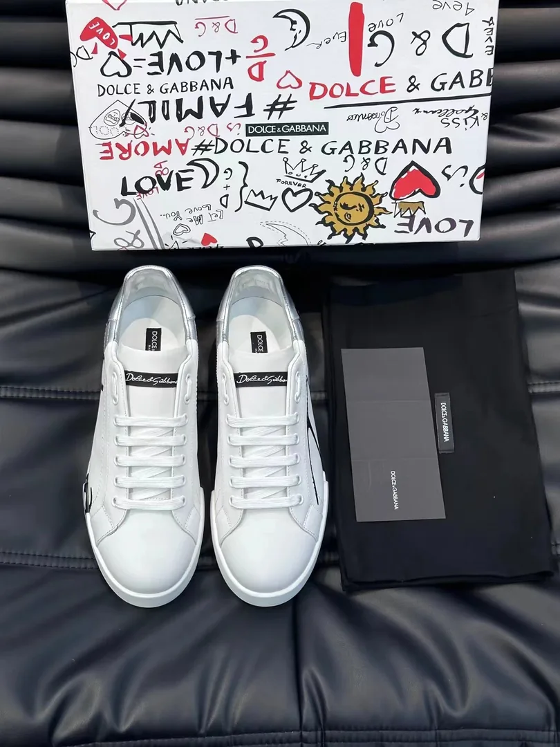 Dolce & Gabbana Portofino & Multicolor Graffiti Sneakers — QC