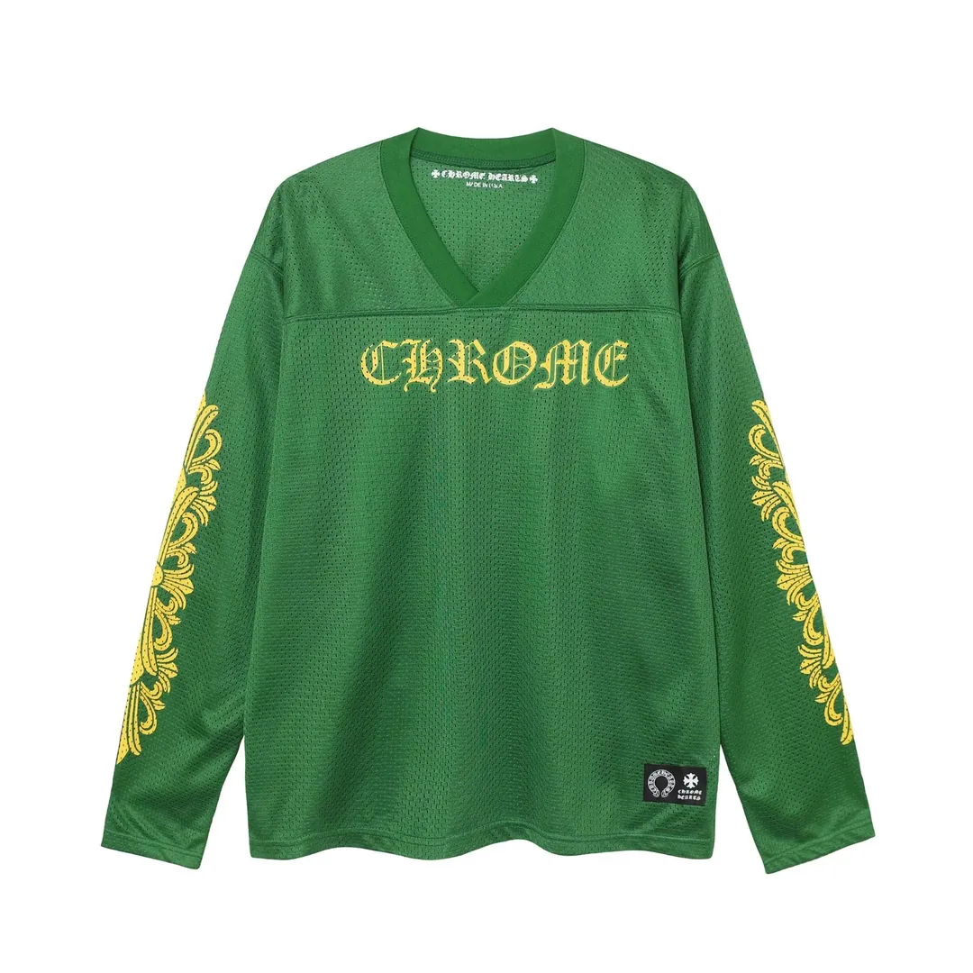 Chrome Hearts Sanskrit Print Hockey T-Shirt — Photo 14