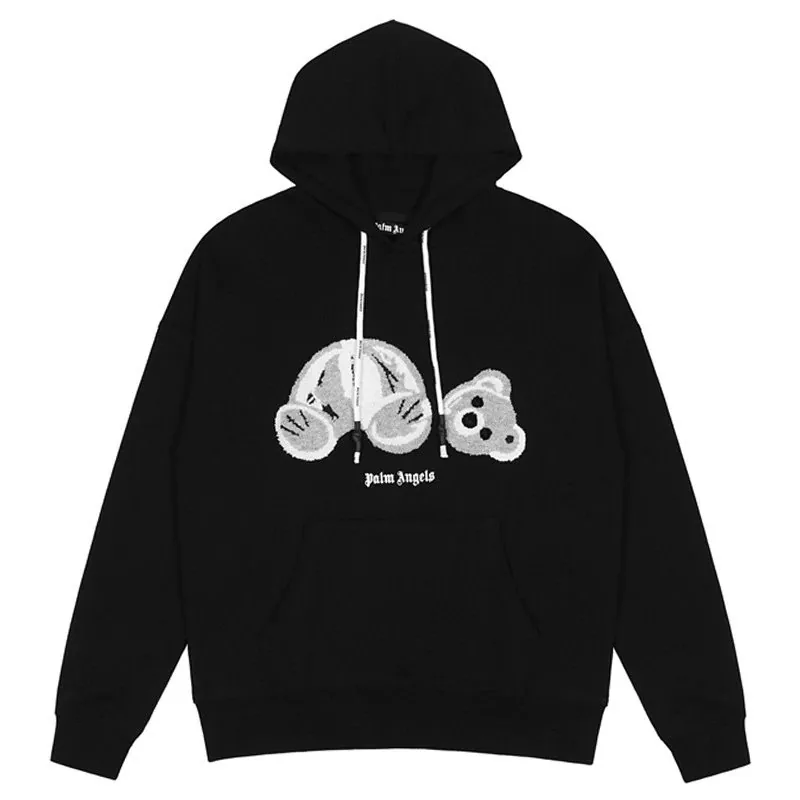 Broken Bear Embroidered Hooded Hoodie — Photo 9