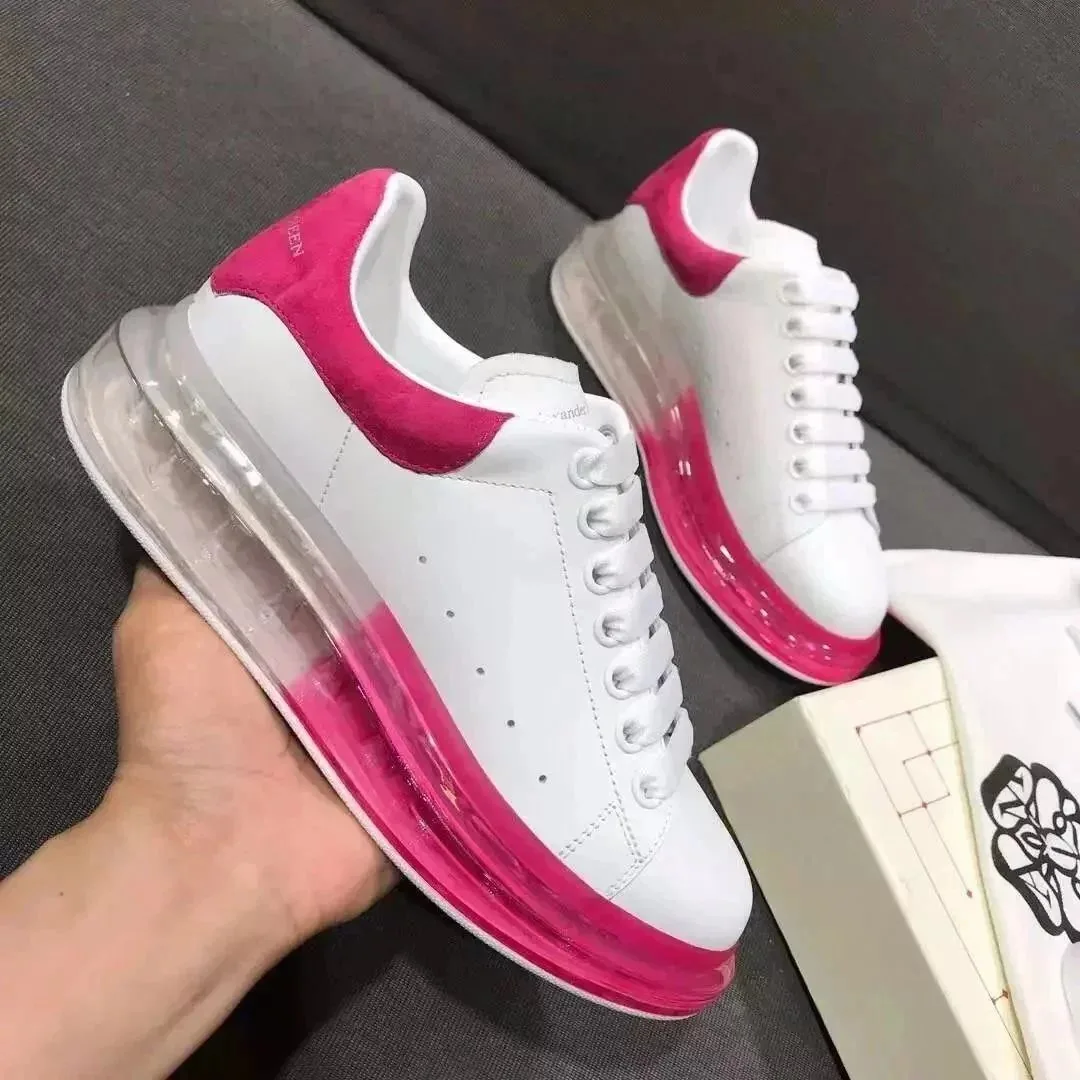 Alexander McQueen Oversized Sneaker White Low-Top Trainers — Photo 8
