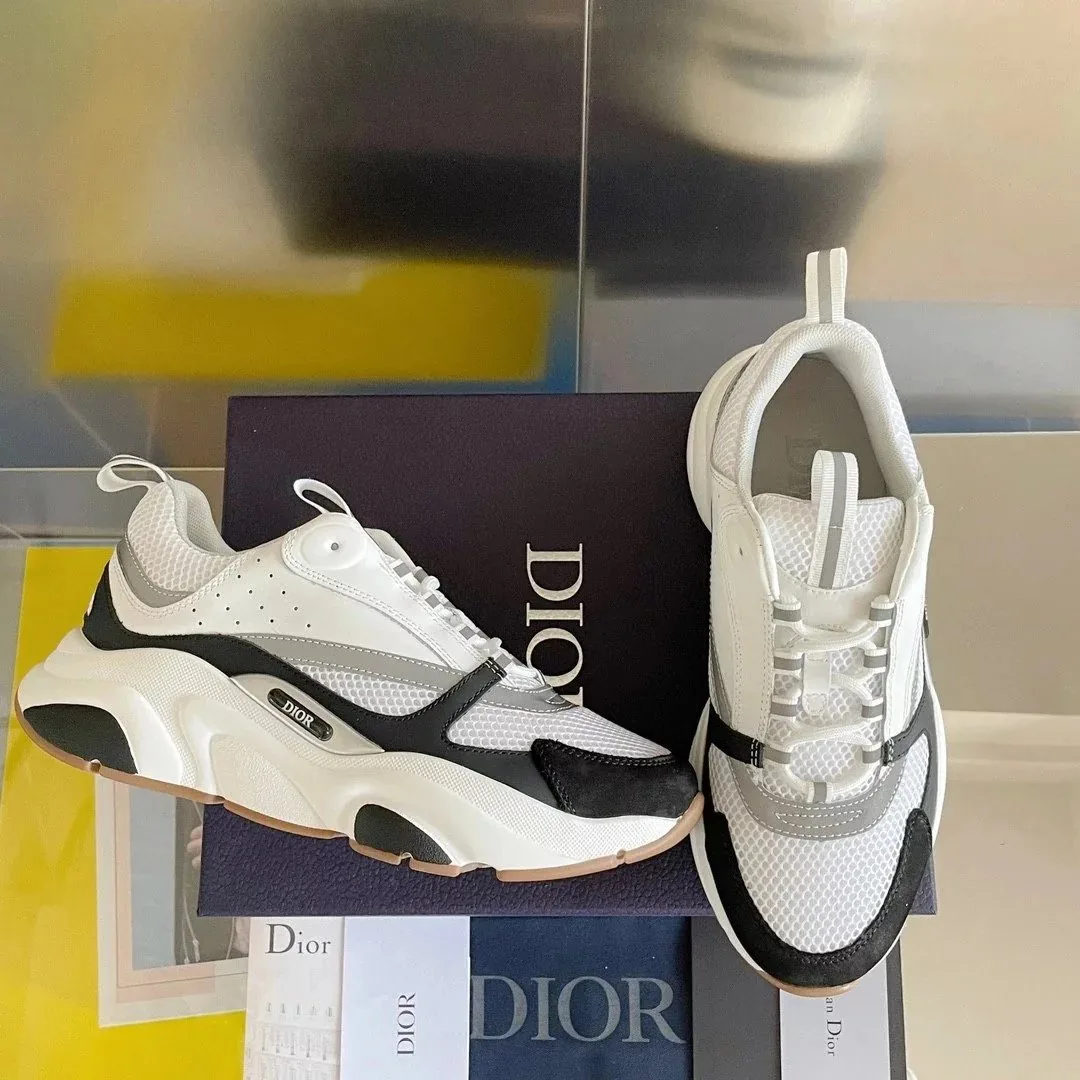Balenciaga Triple S Blue Plaid Trainers — Photo 9
