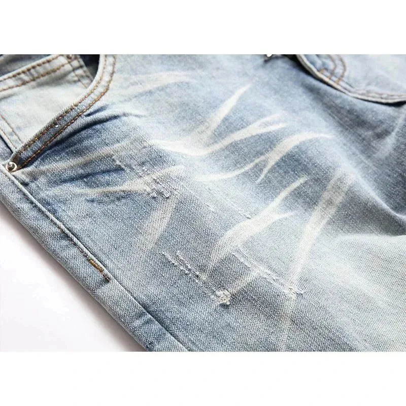 Amiri Embroidered Jeans — Photo 5