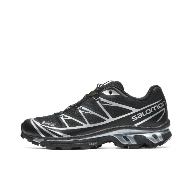 Salomon XT-6 Grey Lace-Up Sneakers — QC