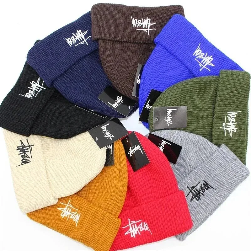 Script Logo Embroidered Beanie