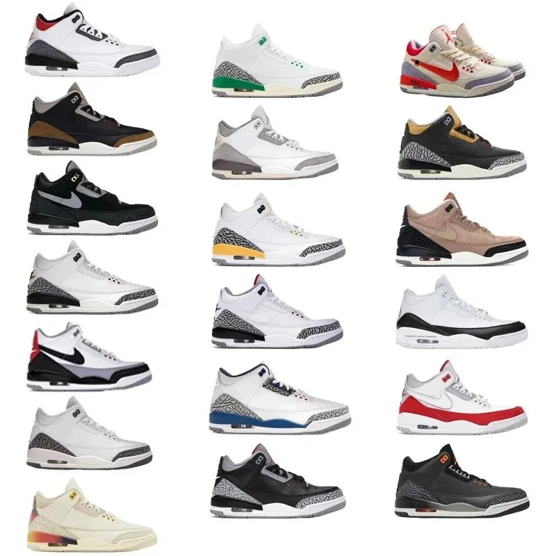 Air Jordan 3 Multicolor Sneakers — photo 5