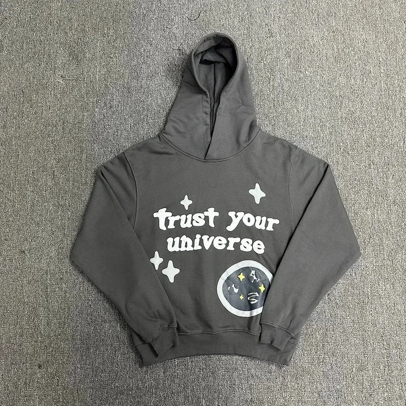 Foam Print Hooded Hoodie Set — Photo 8