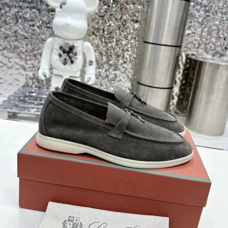 Loro Piana White Lace-Up Sneakers — QC