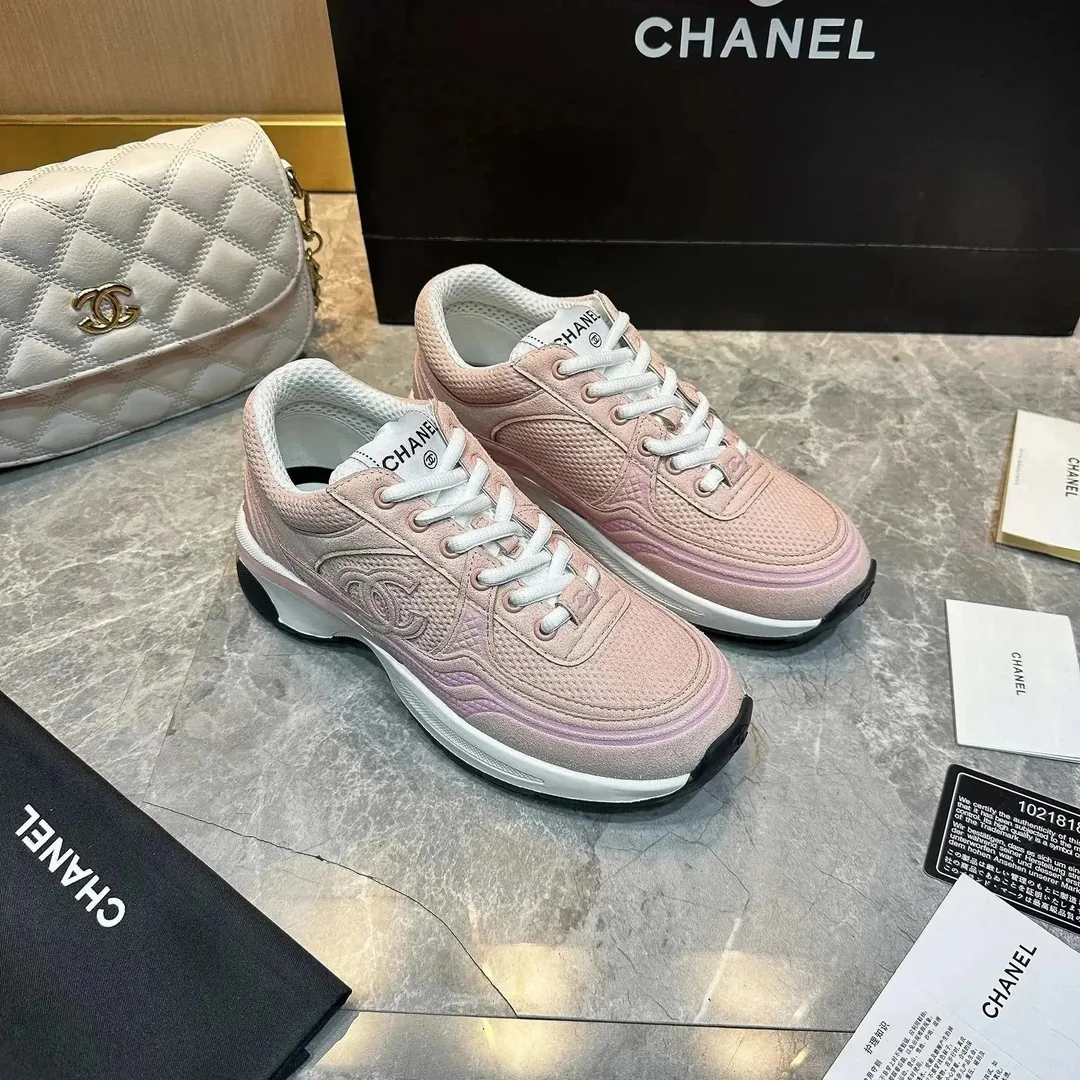 Chanel White Sneakers — QC