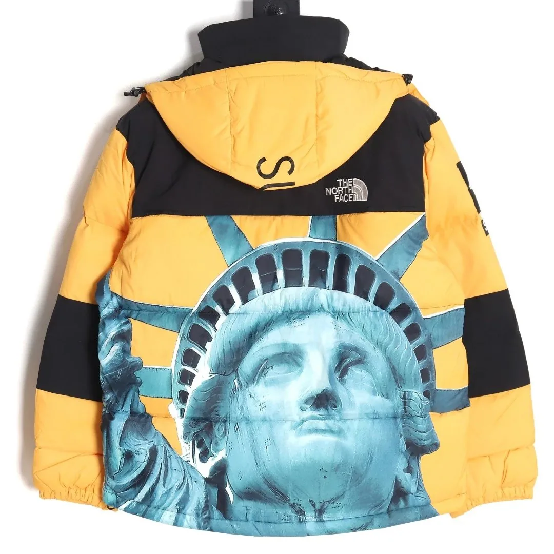 Supreme Statue Of Liberty White Down Jacket — Photo 10