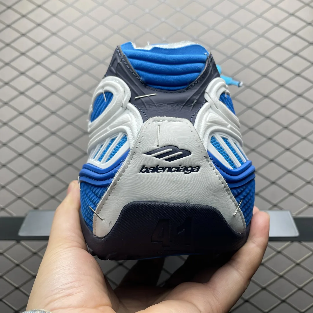 Blue Soleless Polyester Sneakers — photo 2