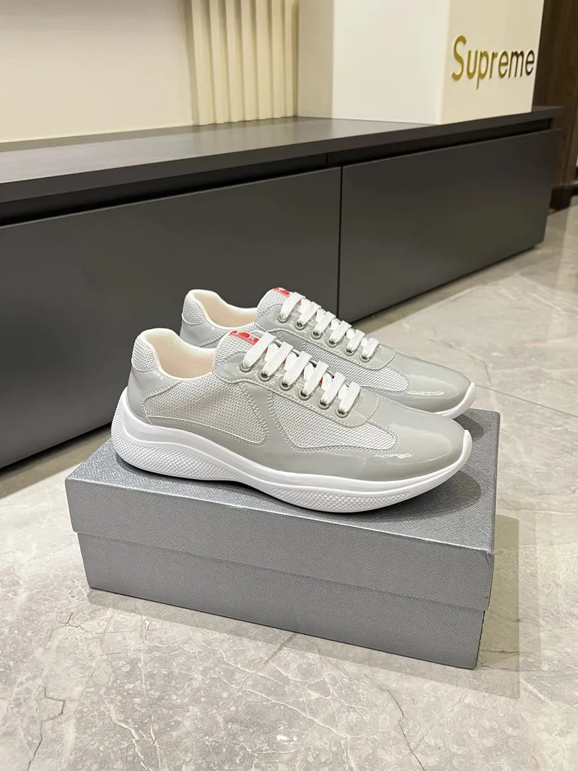Prada America's Cup Beige Court Sneakers — photo 4