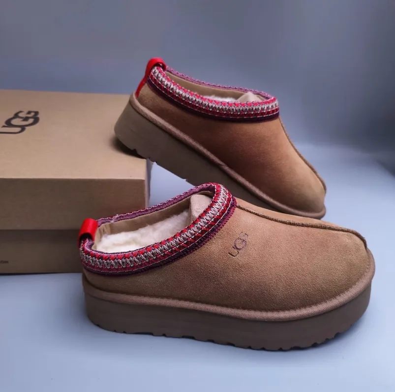 UGG Tasman White Platform Trainers — QC