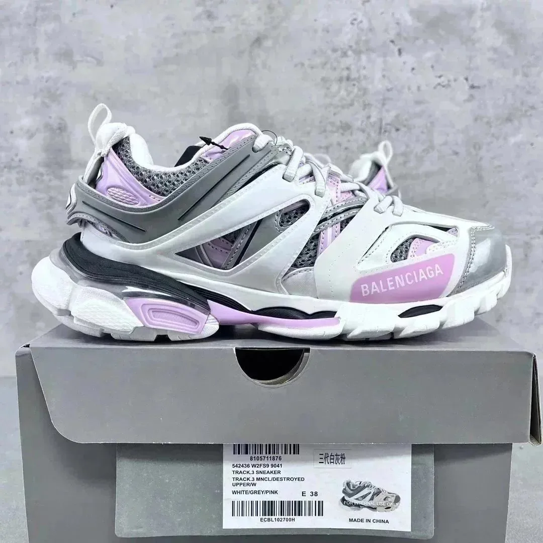 Balenciaga Track White Athletic Sneakers