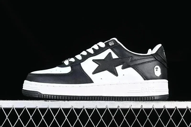 Bape Sta Camo Patent Star Skate Shoes — QC