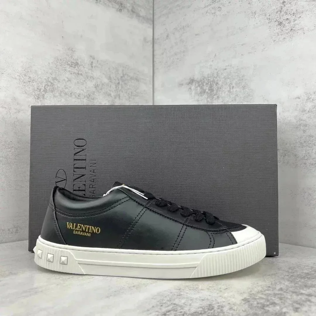 Valentino Grey Knit Sneakers — Photo 8