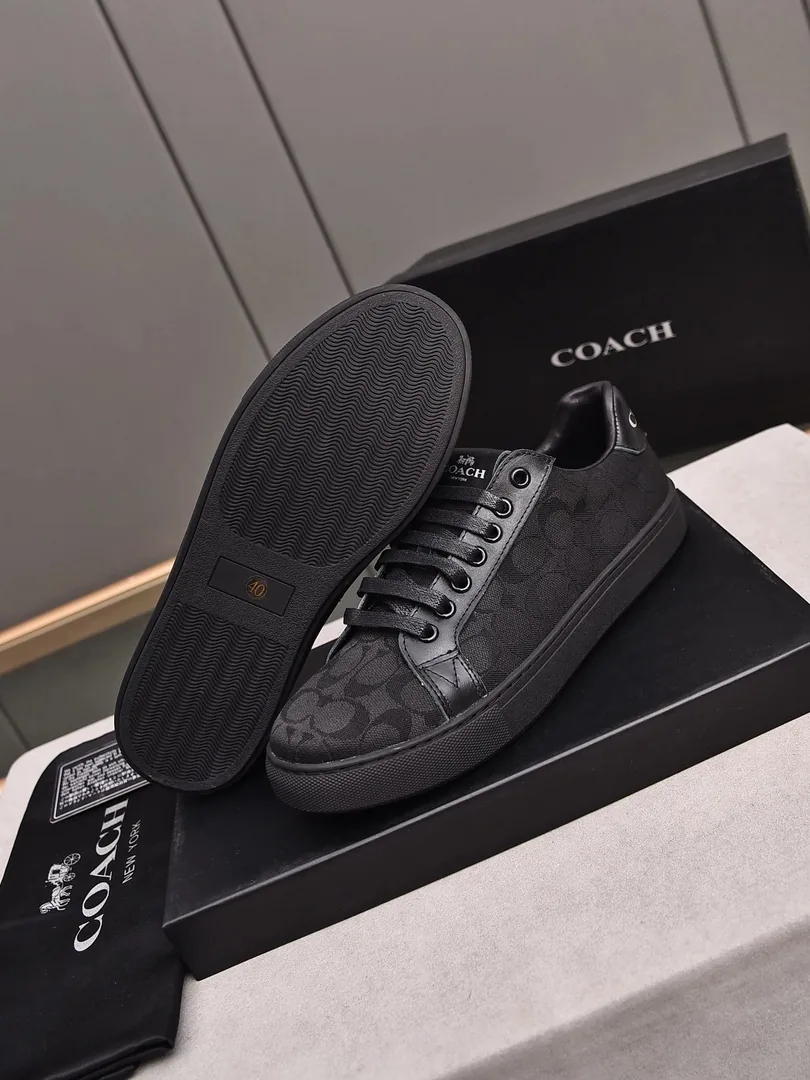 Coach Low-Top Lace-Up Sneakers — Photo 6