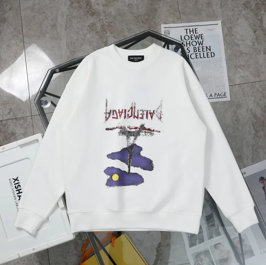 Logo Print Crewneck Sweatshirt — Photo 12