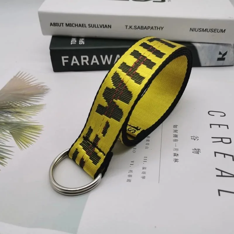 Off-White Double Ring Canvas Belt — Photo 9