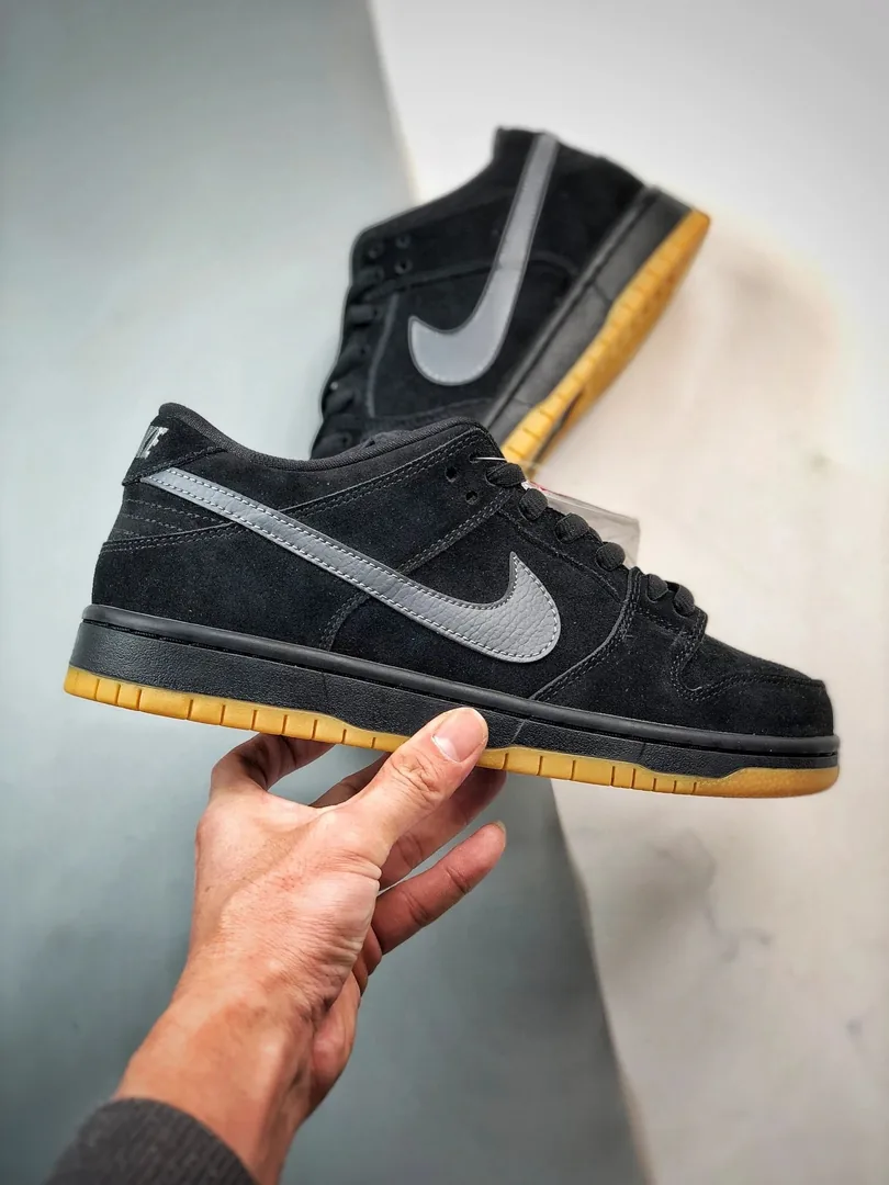 Nike Dunk Low Fog Gum-Sole Pro Sneakers — Photo 8