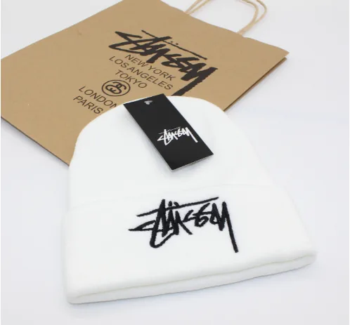 Script Logo Embroidered Beanie — Photo 15