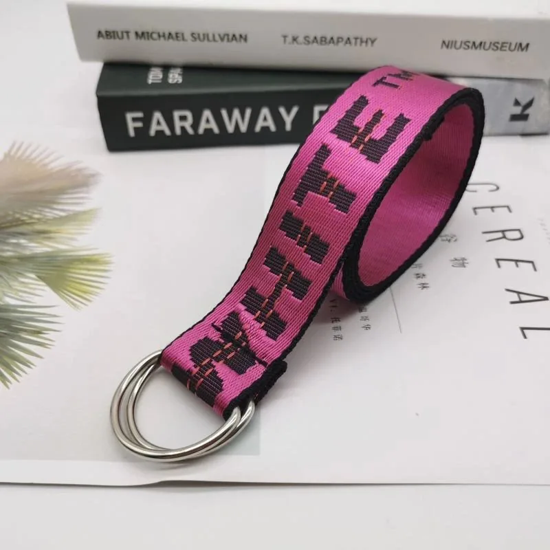 Off-White Double Ring Canvas Belt — Photo 3