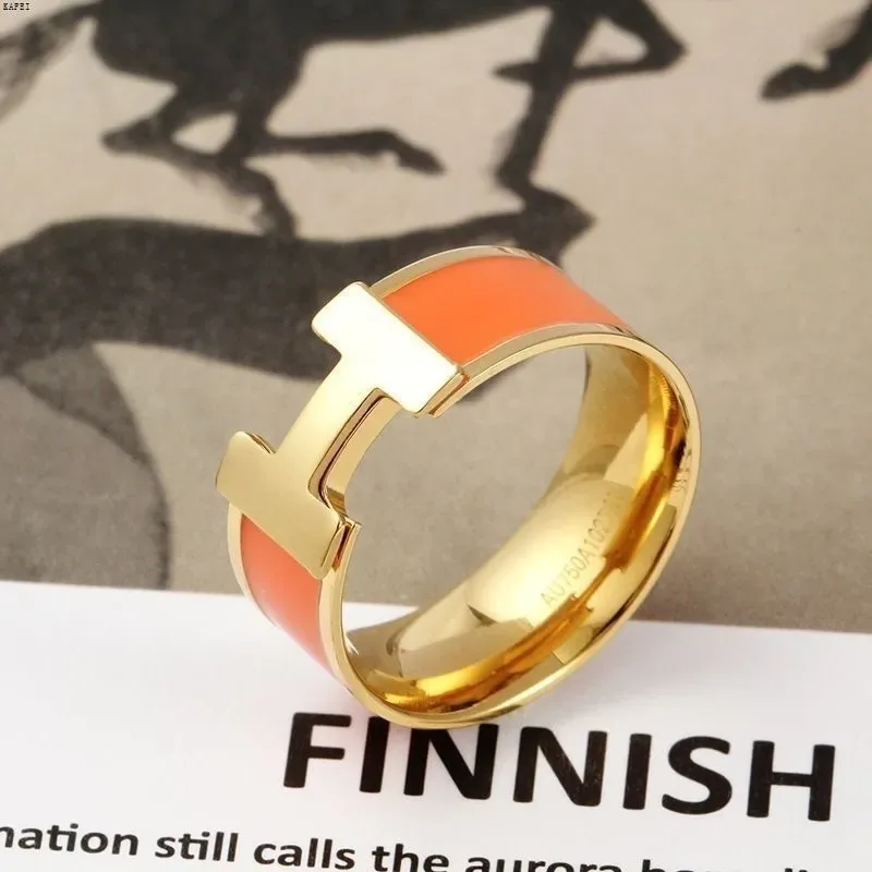Enamel Couple Rings — photo 9