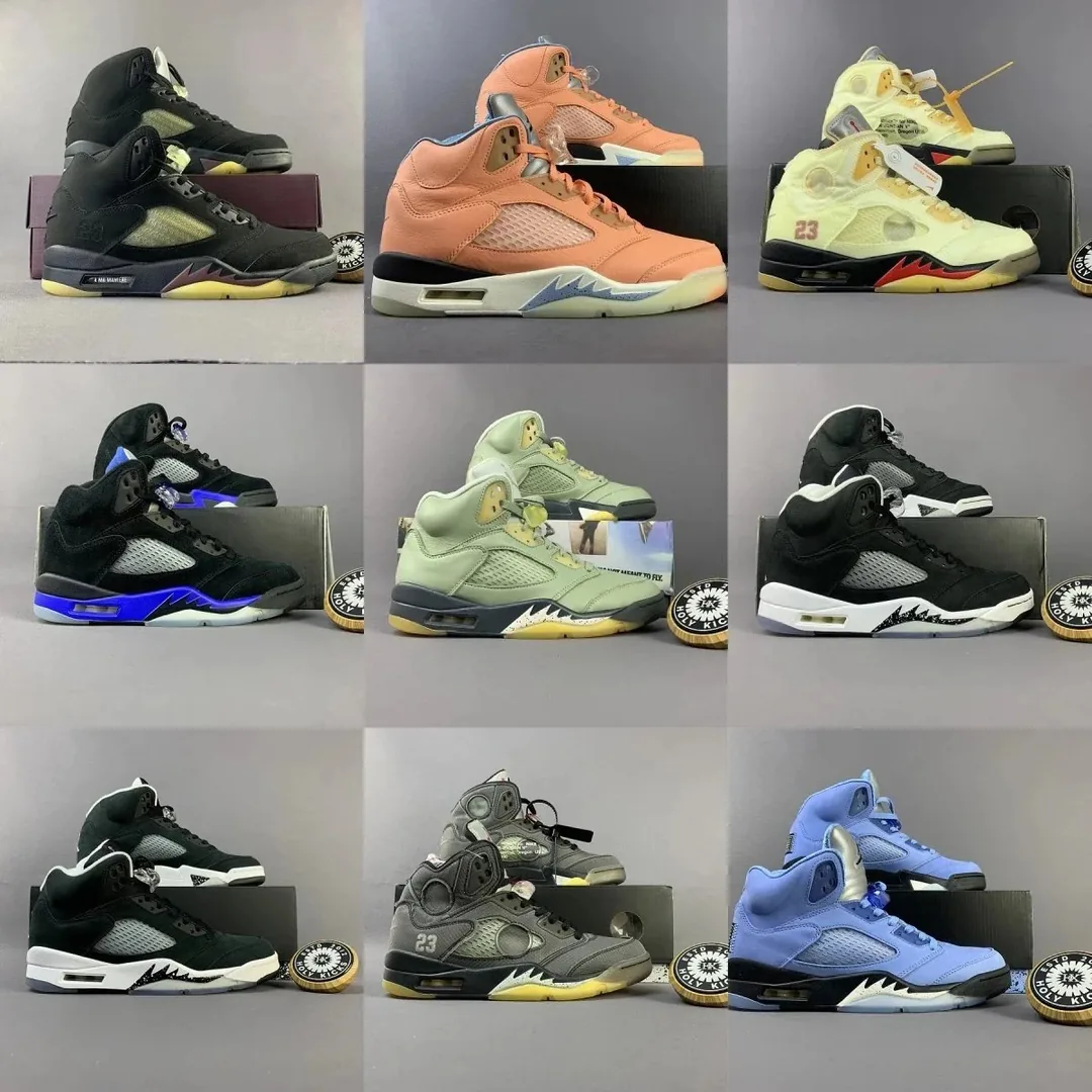 Jordan 5 White Court Trainers