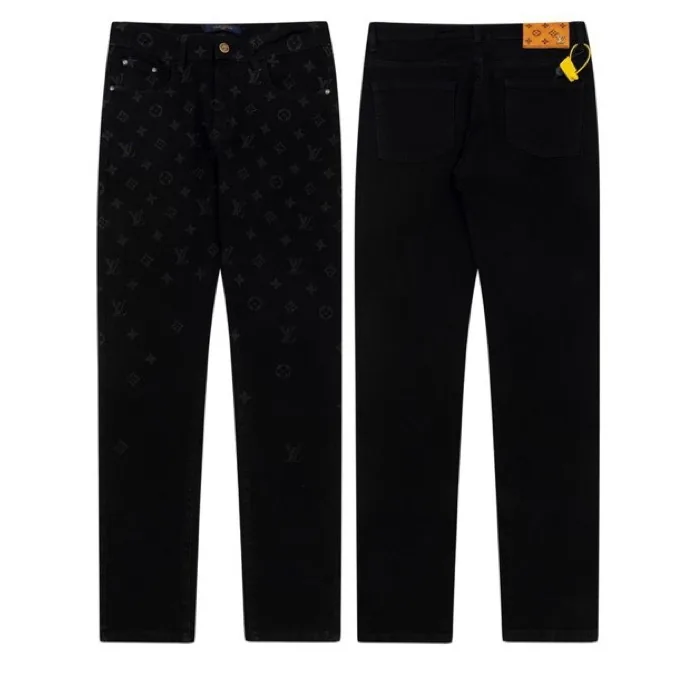 Print Denim Jeans — photo 2
