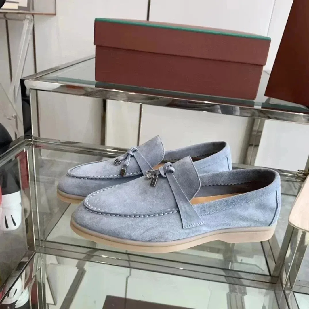 Loro Piana Summer Walk Dior B34 Beige Loafers — QC
