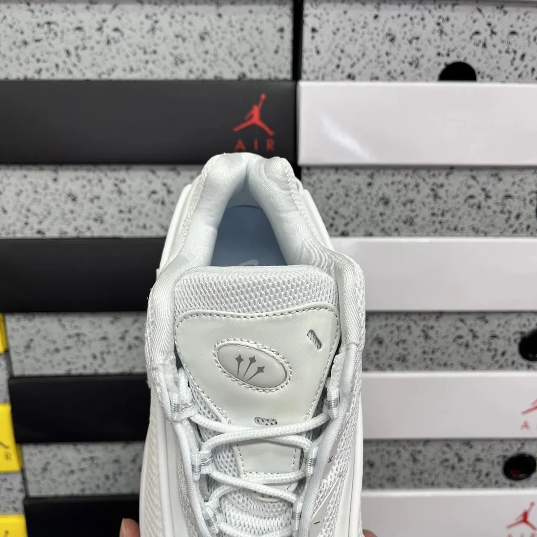 Nike White Grey Glide Basketball Shoes — QC