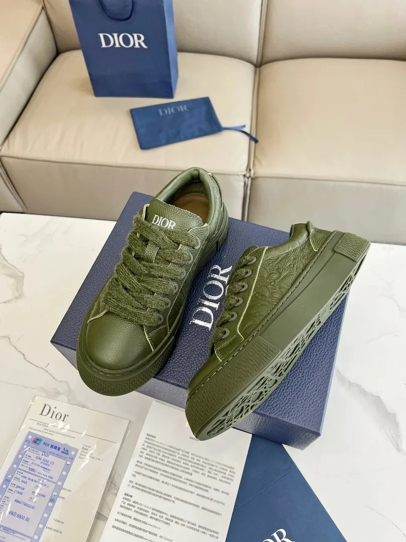 Dior B23 White Low-Top Tennis Sneakers — photo 12