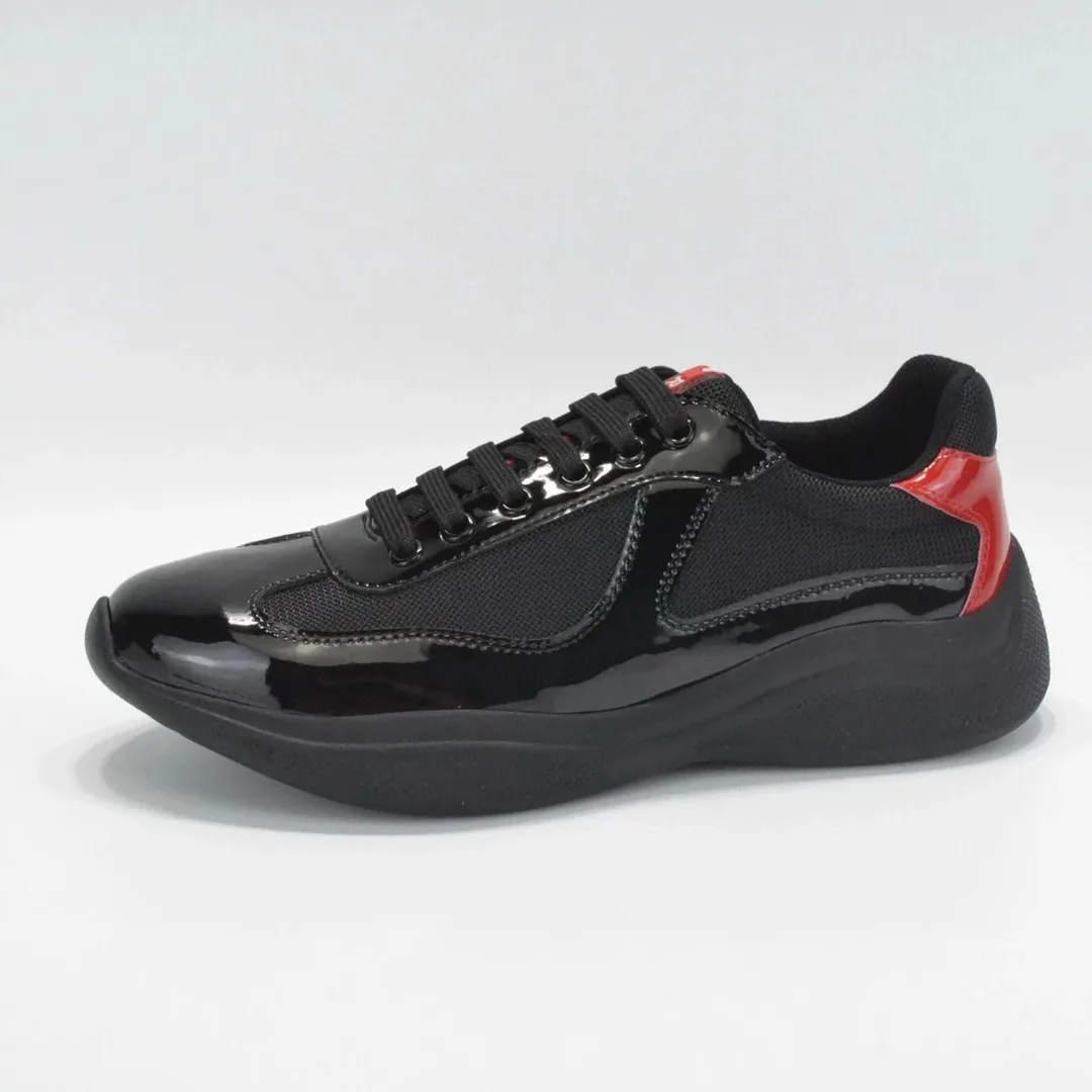 Prada America's Cup Black Platform Trainers — Photo 6