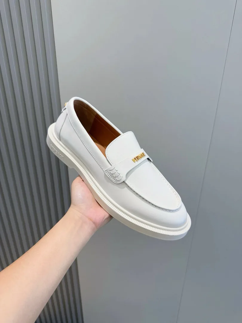 Versace Leather Loafers — Photo 13