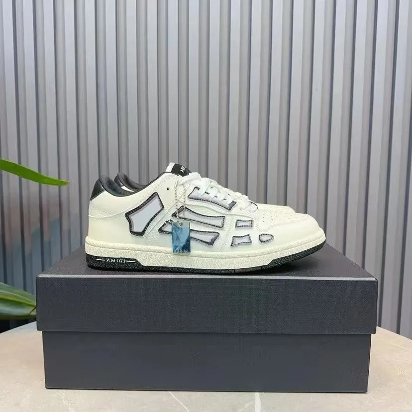 Amiri Skel-Top Low White Beige Skel Top Sneaker — photo 10