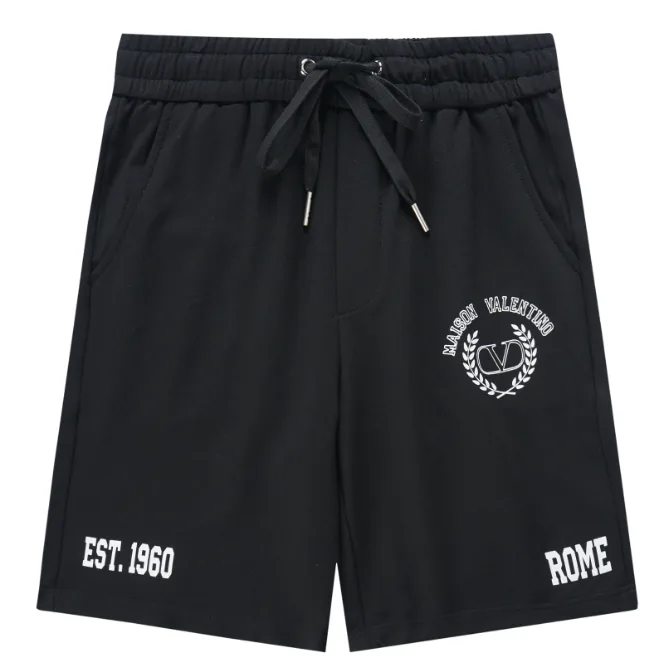 Valentino Rome Crest Logo Sweat Shorts — QC