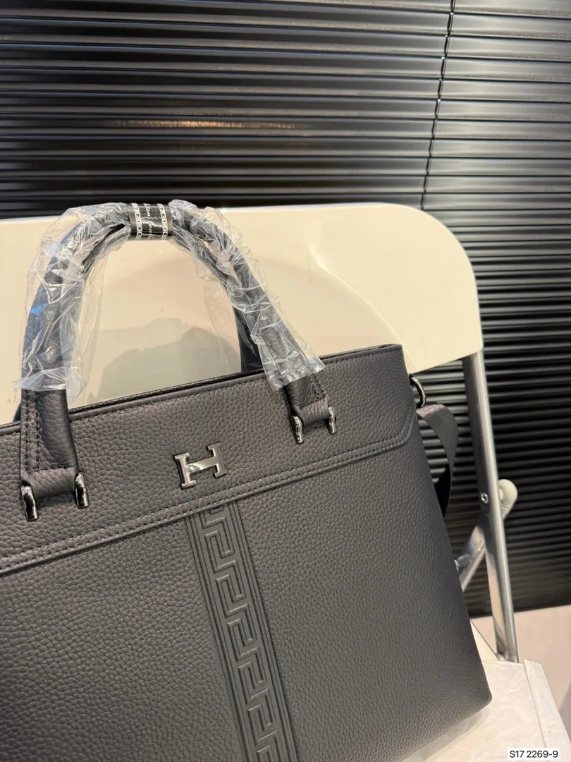 Hermes Mens Leather Briefcase — photo 6