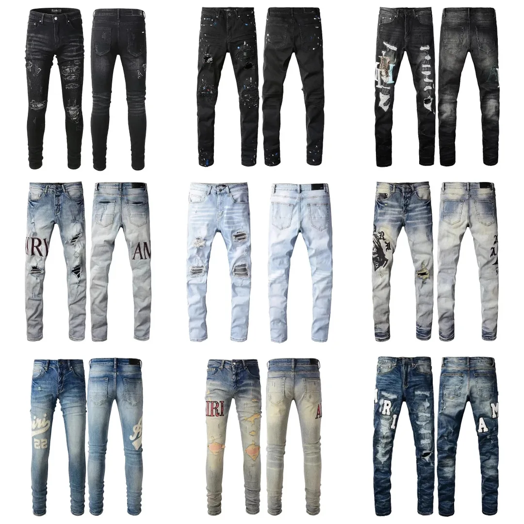 Amiri Distressed Skinny Jeans Collection