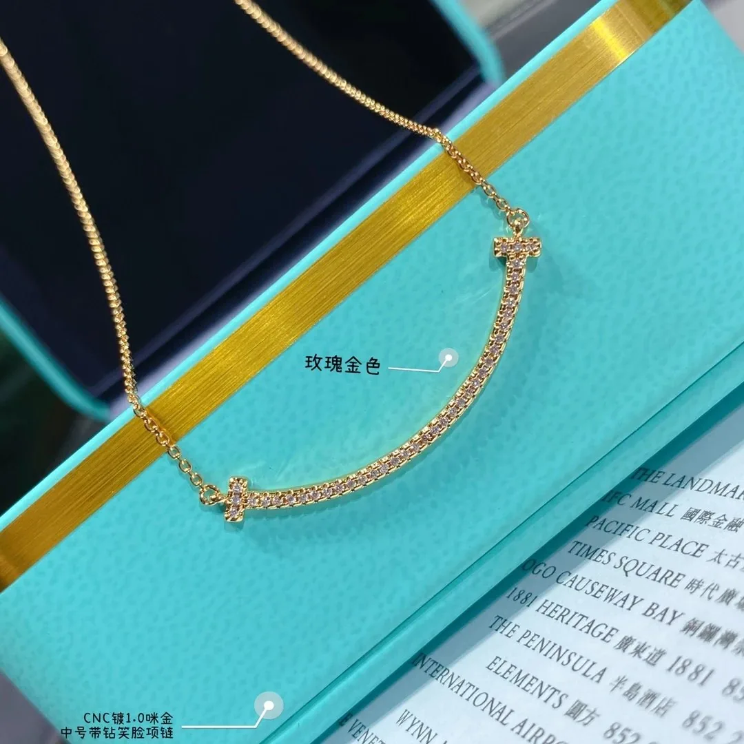 Tiffany Double T Diamond Necklace — Photo 7