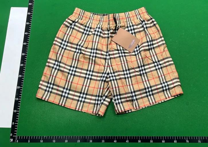 Large Plaid Beach Shorts — Photo 13