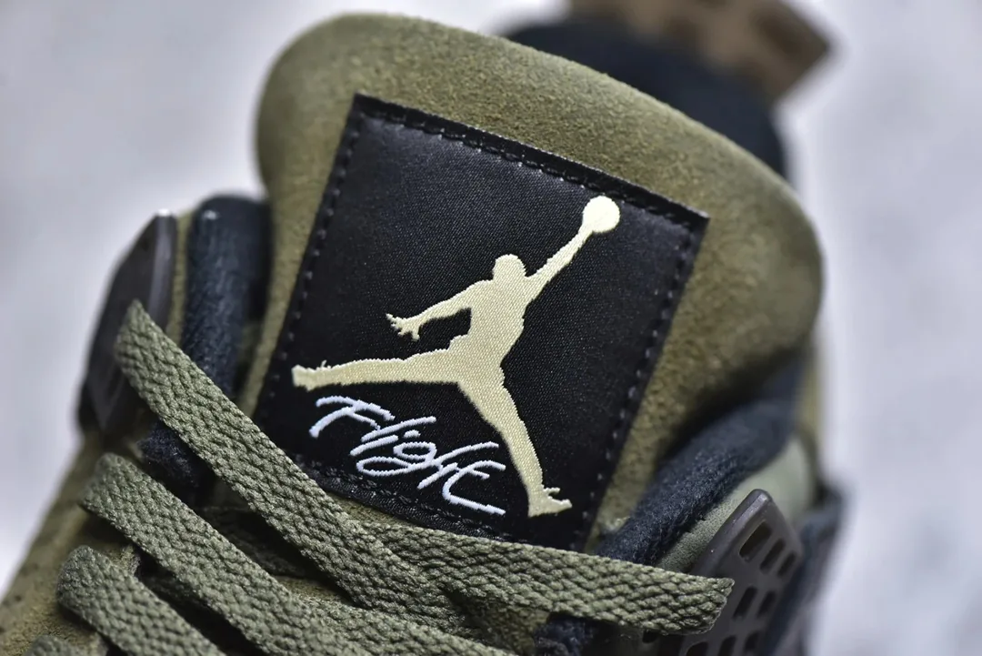 Air Jordan 4 Olive Canvas — Photo 10