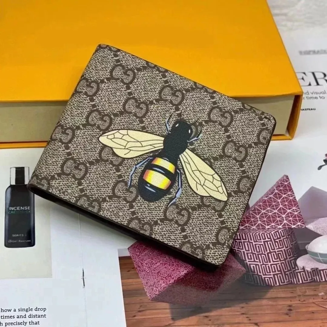 Bee Snakeskin Print Wallet — Photo 5