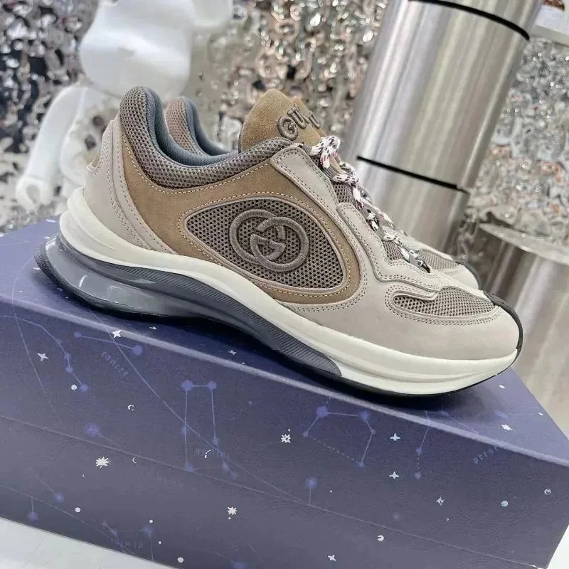 Gucci Run Beige Sneakers — QC