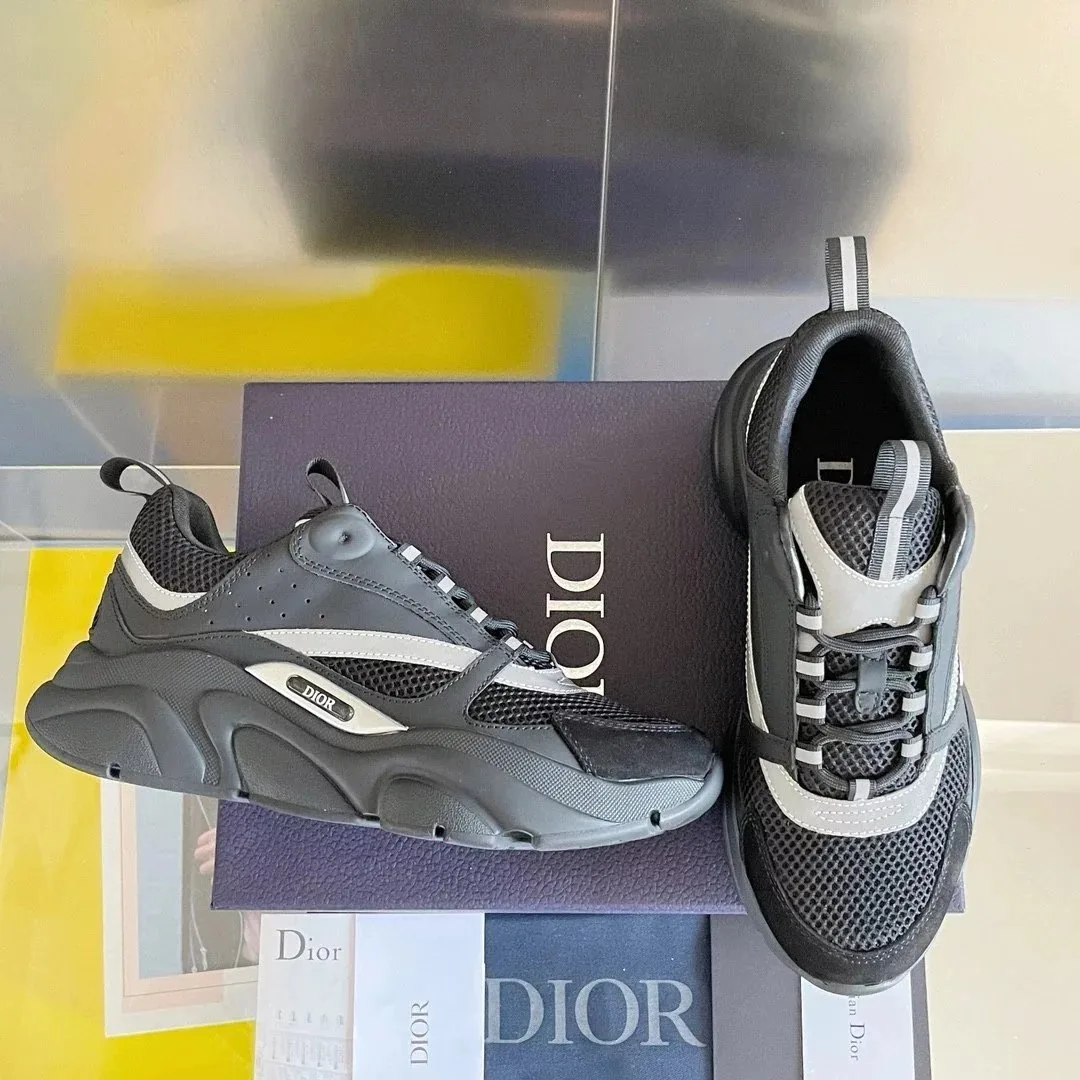 Balenciaga Triple S Blue Plaid Trainers — Photo 7