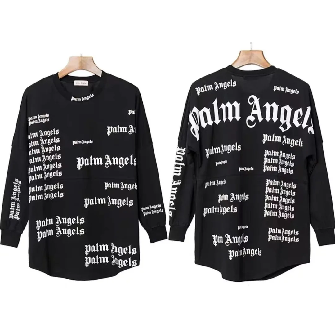 Palm Angels Letter Print Long-Sleeve Tee — photo 10