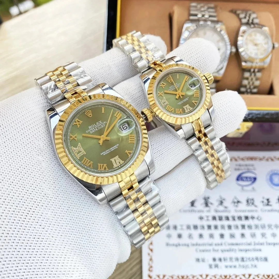 Rolex Datejust Pink Dial Watch — QC