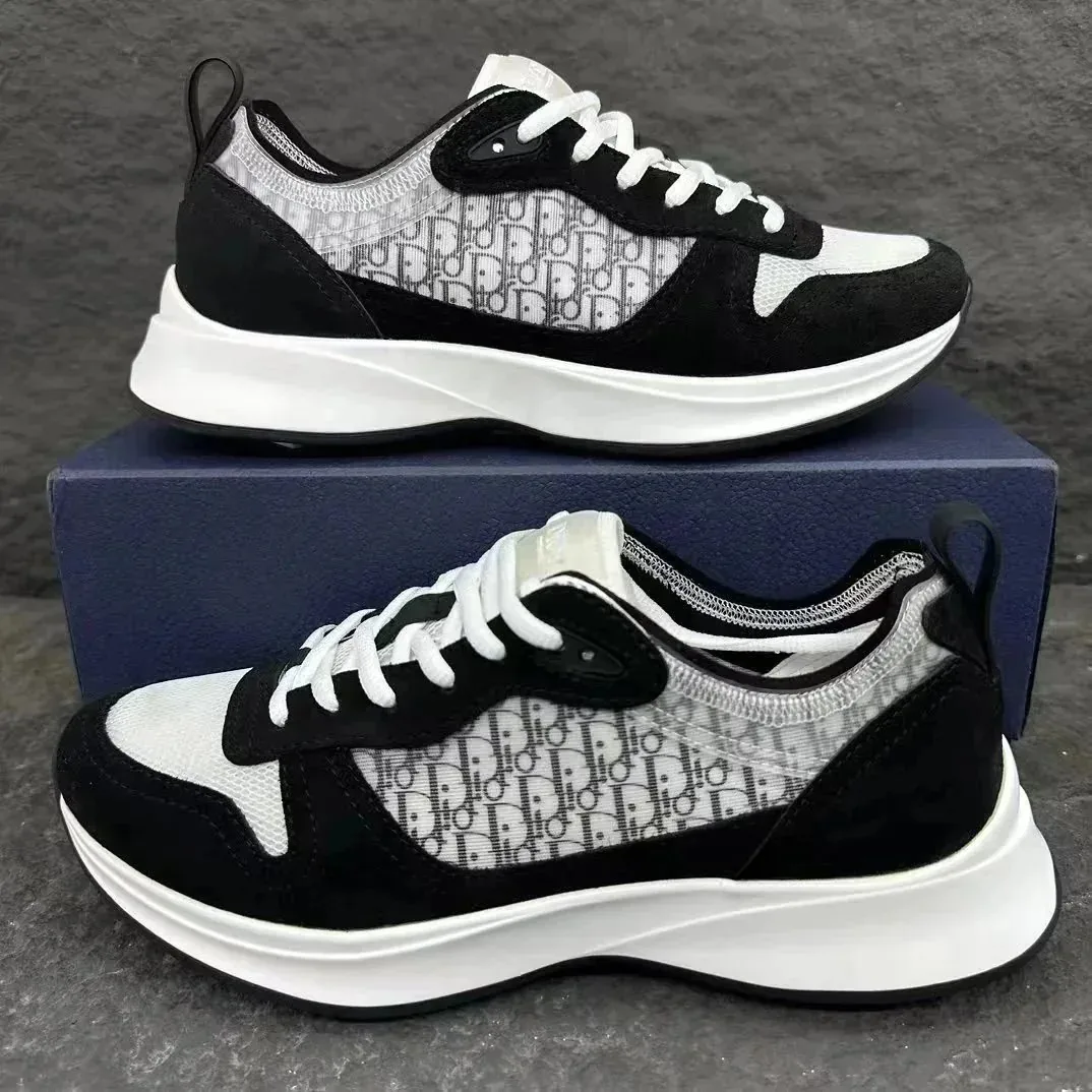 Dior B27 Black White Skate Shoes — QC